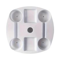 Guarda-Sol De Praia Com 4 Suportes Para Copos E 4 Compartimentos Para Lanches Para Mesas Externas,