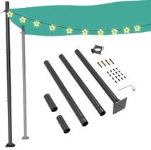 Guarda-Sol de Vela com Haste HAYOHRT - 3m (10 pés) com Abraçadeira em D