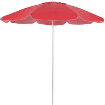 Guarda-Sol em Bagum com Haste de Alumínio 1,60m Vermelho Bel