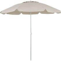 Guarda-sol em Bagum e Haste de Alumínio 1,60m Bege Bel