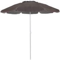 Guarda-Sol em Bagum e Haste de Alumínio 1,60m Marrom Bel Guarda-Sol em Bagum e Haste de Alumínio 1,60m Marrom Bel