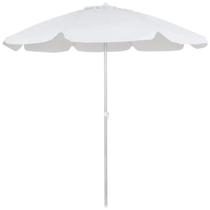 Guarda-Sol em Bagum Haste de Alumínio 1,80m Branco 9601 Bel