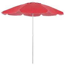 Guarda-Sol em Bagum Haste de Alumínio 1,8m Vermelho 9604 Bel Guarda-Sol em Bagum Haste de Alumínio 1,8m Vermelho 9604 Bel