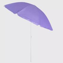 Guarda Sol Grande Articulado Poliamida Alumínio 2,20M Lilás