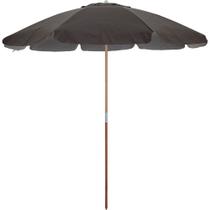 Guarda-Sol Guarapari em Bagum e Haste de Madeira 2,00m Marrom Bel