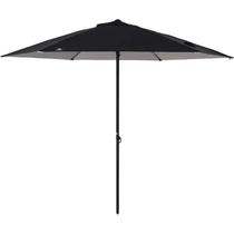Guarda-sol Milagres Premium Alumínio 2,60m Preto 12807 Bel