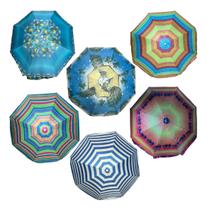 Guarda Sol Nylon Silver Coating 2,00 Metro Cor Sortida Mania