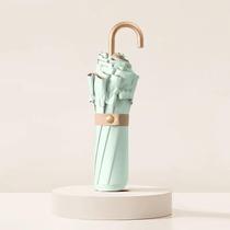 Guarda-Sol Portátil Dobrável De Cor Pura Com Proteção UV, Sombrinha De Renda De Alto Valor, Dupla Guarda-Sol Portátil Dobrável De Cor Pura Com Proteção UV, Sombrinha De Renda De Alto Valor, Dupla