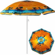 Guarda Sol Praia Verão Pesca Camping Estampas Sortidas 1,60m