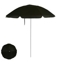 Guarda Sol Premium 2,4m Bagum Alumínio Reforçado Jardim Piscina Praia - 3828 Mor