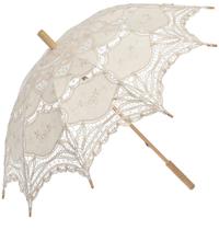Guarda-sol SQOIKOS Ivory Lace Vintage Wedding Bridal