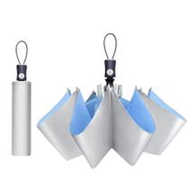 Guarda-sol UV Cuby Compact Folding Travel Auto Open Blue