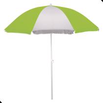 Guarda Sol Verde e Prata Mor 1,80 Metro Grande Resistente Praia Verão Calor Sombra Guarda Sol Verde e Prata Mor 1,80 Metro Grande Resistente Praia Verão Calor Sombra