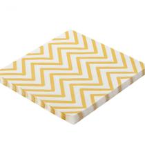 Guardanapo Chevron Dourado 32x32 Silver - 20 Un