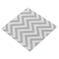 Guardanapo Chevron Prata 32x32 Silver - 20 Un