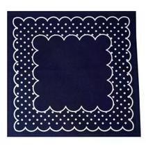 Guardanapo Cotton em tecido L45xP45cm cor azul marinho - L Hermitage