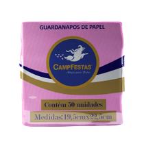 Guardanapo Crepado - 19,5 x 22,5 cm cm - Rosa Claro - 50 unidades - CampFestas - Rizzo Guardanapo Crepado - 19,5 x 22,5 cm cm - Rosa Claro - 50 unidades - CampFestas - Rizzo