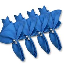 Guardanapo De Boca Gourmet Para Mesa Posta e Decoração De Eventos 45x45cm Cores Lisas Kit 02 Peças