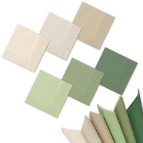 Guardanapo de coquetel Whaline Sage Green 2 camadas de papel 120 folhas Guardanapo de coquetel Whaline Sage Green 2 camadas de papel 120 folhas
