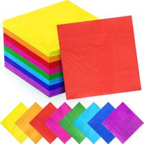 Guardanapo de coquetel Yahenda Rainbow descartável 320 unidades 25x25cm Guardanapo de coquetel Yahenda Rainbow descartável 320 unidades 25x25cm