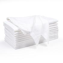 Guardanapo de jantar Ramanta Home White Premium Cotton, conjunto de 12