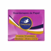 Guardanapo de papel 19,5x22,5cm c/50 campfestas - Camp Festas