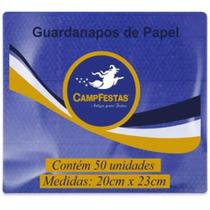 Guardanapo de papel 19,5x22,5cm c/50 campfestas - Camp Festas