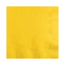 Guardanapo de Papel Amarelo Josephine Liso Ti-Flair 33x33cm