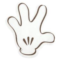Guardanapo de Papel C/luva Mickey Bco/pto 16cm C/1un 1029290