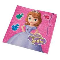 Guardanapo de Papel Estampado Princesa Sofia - 16 Unidades Guardanapo de Papel Estampado Princesa Sofia - 16 Unidades