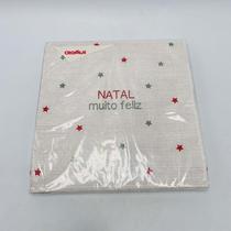 Guardanapo de Papel Estrela Feliz Natal 33x33cm (20 unidades) Cromus