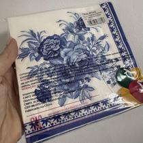Guardanapo de Papel Folha Dupla Camada Portuguesa / Azulejo Português 33x33 cm - Ponto das Festas - Inspire Sua Festa