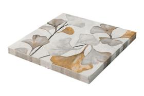 Guardanapo de Papel Folha Dupla Folhas Pratas e Douradas 32x32 cm Silver Festas - Inspire sua Festa Loja