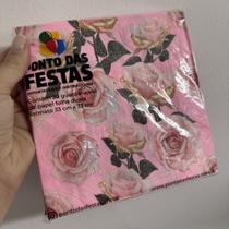 Guardanapo de Papel Folha Dupla Rosas Colombianas 33x33 cm - Ponto das Festas - Inspire Sua Festa Loja Guardanapo de Papel Folha Dupla Rosas Colombianas 33x33 cm - Ponto das Festas - Inspire Sua Festa Loja