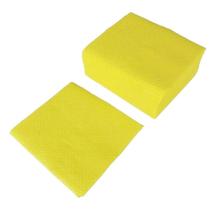 Guardanapo de Papel Liso Amarelo 20cm x 21cm - 50 Unidades - Flip