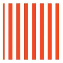 Guardanapo De Papel Listrado Laranja - Btc