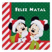 Guardanapo de Papel Mickey e Minnie Feliz Natal - 20 folhas Natal Disney - Cromus