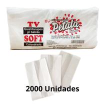 Guardanapo de Papel TV Pétala 13x14cm - Pacote Econômico com 2000 Unidades Guardanapo de Papel TV Pétala 13x14cm - Pacote Econômico com 2000 Unidades