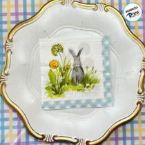 Guardanapo de Páscoa - Coelho - 32x35cm - 20 unidades - Rizzo Guardanapo de Páscoa - Coelho - 32x35cm - 20 unidades - Rizzo