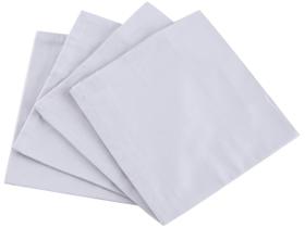 Guardanapo de Tecido Cinza 100% Algodão - 45x45cm Buddemeyer Monreale 4 Peças