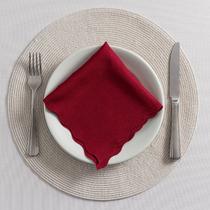 Guardanapo de Tecido Oxford Kit 10 Unidades 33cm Corte a Laser e Cores Variadas Mesa Posta