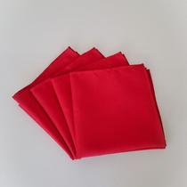 Guardanapo de Tecido Oxford Kit 8 Unidades Vermelho Exclusivo - Charme do Detalhe