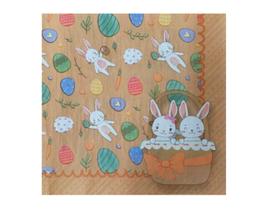 Guardanapo Decorado Páscoa 33x33cm de Papel com 10 Guardanapo Decorado Páscoa 33x33cm de Papel com 10