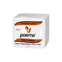 Guardanapo Descartável Poema Folha Simples (19,5x18cm.) C/ 5.000 Un. Guardanapo Descartável Poema Folha Simples (19,5x18cm.) C/ 5.000 Un.