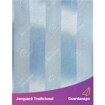 Guardanapo em Tecido Jacquard Azul Bebê Listrado Tradicional - 40x40cm Guardanapo em Tecido Jacquard Azul Bebê Listrado Tradicional - 40x40cm