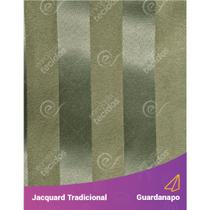 Guardanapo em Tecido Jacquard Verde Musgo Listrado Tradicional - 40x40cm