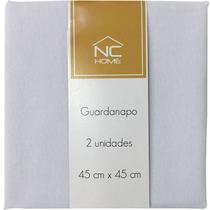Guardanapo Em Tecido Milano NC 2 Peças Branco 45x45cm