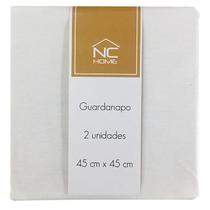 Guardanapo Em Tecido Milano NC 2 Peças Offwhite 45x45cm