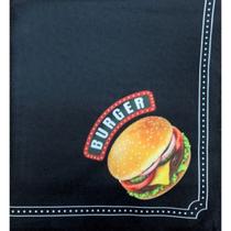 Guardanapo estampado burger black - NSW