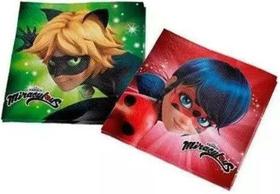 GUARDANAPO FOLHA DUPLA 25x25cm LADYBUG 16 UN REGINA FESTA